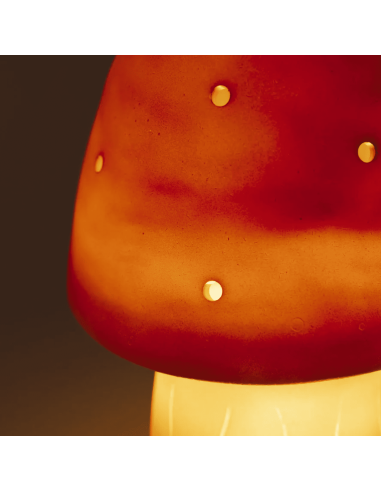 Lampe Veilleuse champignon Brique (S) - Egmont...