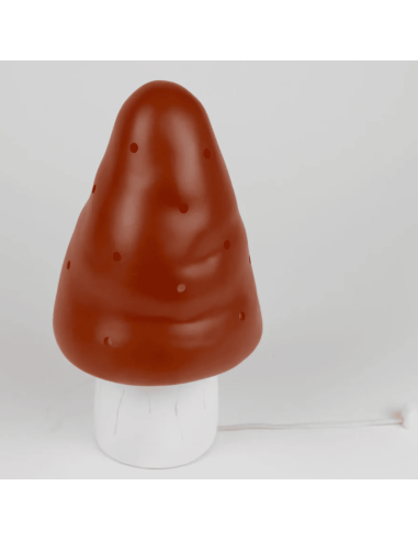 Lampe Veilleuse champignon Brique (S) - Egmont...