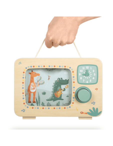 Boîte à musique télévision Safari - Small Foot