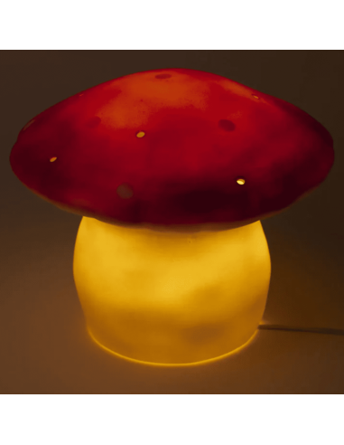Lampe Veilleuse champignon brique (M) - Egmont...