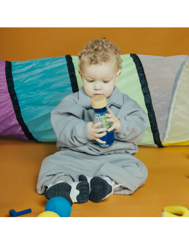 Bouteille sensorielle Move Spirale Bleu - Petit...
