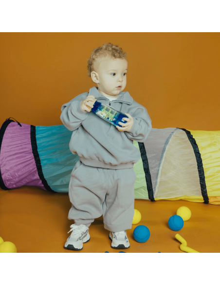 Bouteille sensorielle Move Spirale Bleu - Petit Boum