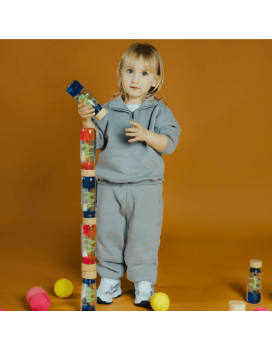 Bouteille sensorielle Move Spirale Bleu - Petit...