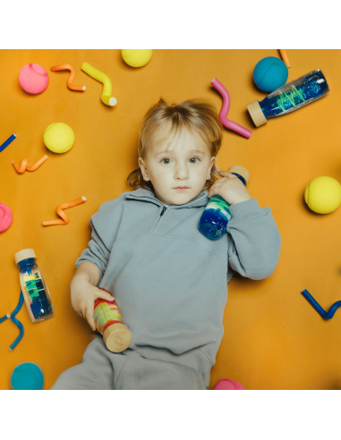 Bouteille sensorielle Move Spirale Rose - Petit...