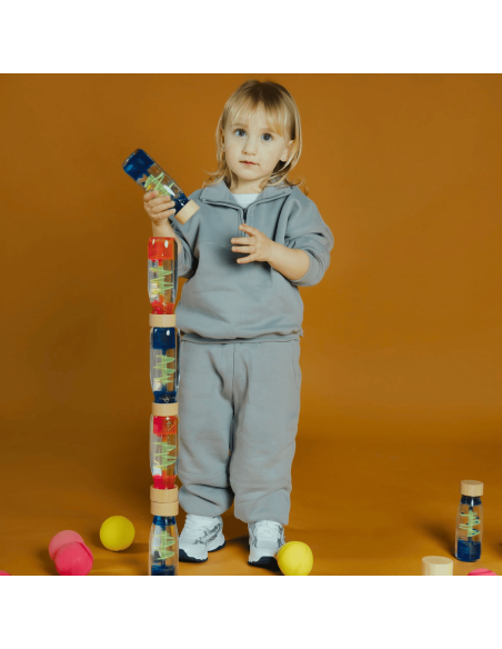 Bouteille sensorielle Move Spirale Rose - Petit Boum