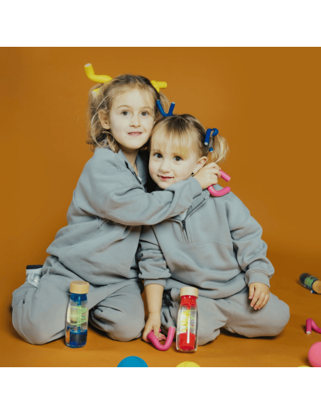 Bouteille sensorielle Move Spirale Rose - Petit Boum