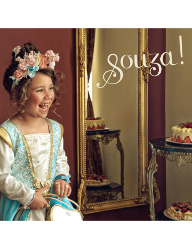 Robe bleu et or Joséphina - Souza