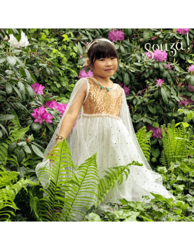 Robe blanc et or Dorianne - Souza