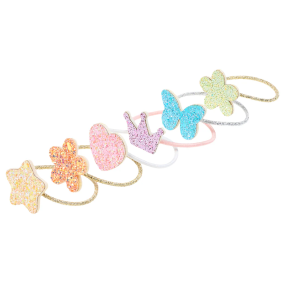 6 élastiques pailletés Carolina - Souza