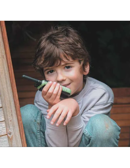 Talkie walkie Vert Jaune - Kidywolf