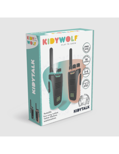 Talkie walkie Nude Cyan - Kidywolf