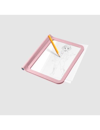 Tablette lumineuse nomade Kidydraw-pro Rose - Kidywolf