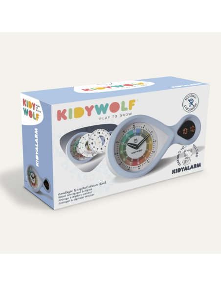 Réveil Kidyalarm bleu - Kidywolf