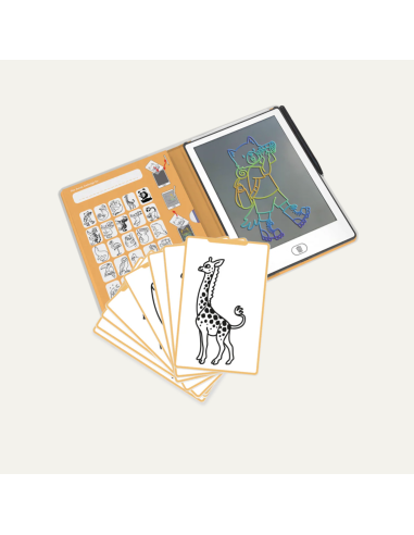 Tablette à dessin-calque Animaux - Kidywolf