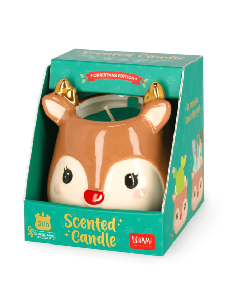 Bougie parfumée Cerf de Noël - Legami