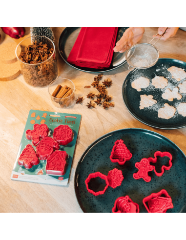 5 emportes pièces Noël - Legami