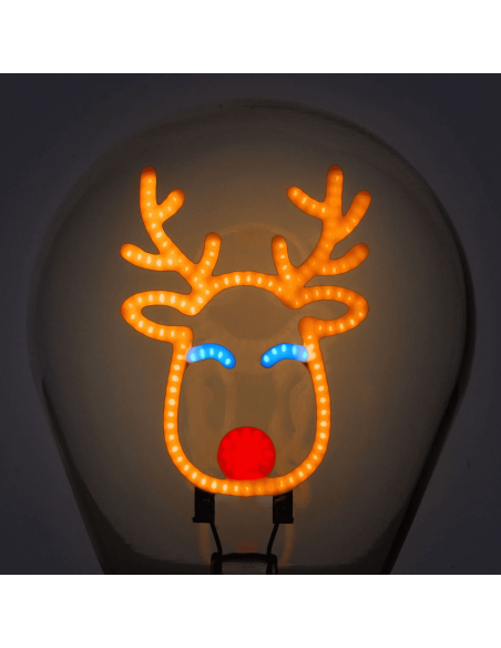 Ampoule décorative Renne Bulb Fiction - Legami