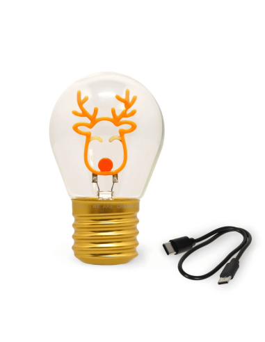 Ampoule décorative Renne Bulb Fiction - Legami