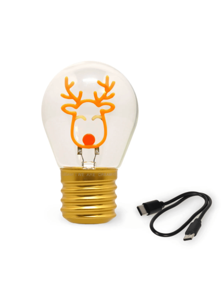 Ampoule décorative Renne Bulb Fiction - Legami