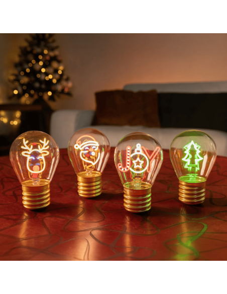 Ampoule décorative Père Noël Bulb Fiction - Legami