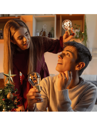 Ampoule décorative Père Noël Bulb Fiction - Legami