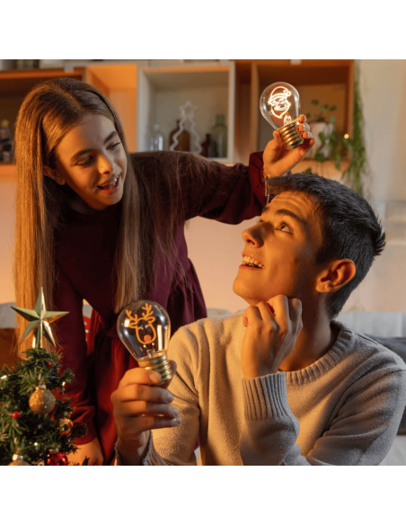 Ampoule décorative Père Noël Bulb Fiction - Legami