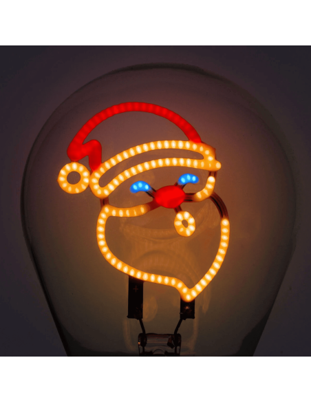 Ampoule décorative Père Noël Bulb Fiction - Legami