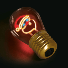 Ampoule décorative Père Noël Bulb Fiction - Legami
