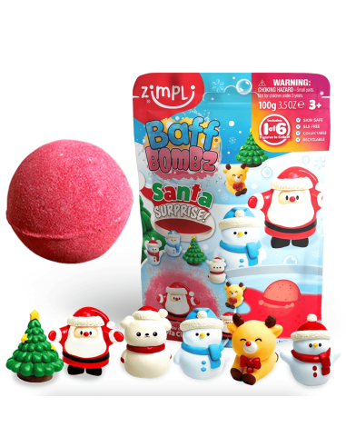 Bombe de bain surprise Noël