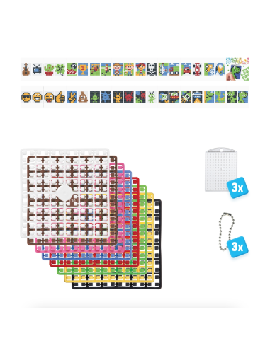 Set de 3 Porte-clés Cool - Pixelhobby