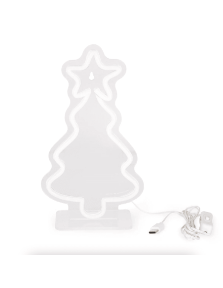 Lampe LED effet néon "Sapin de Noël" - Legami