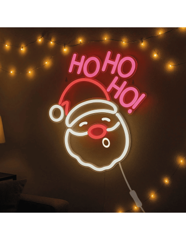 Lampe LED effet néon "Père Noël" - Legami