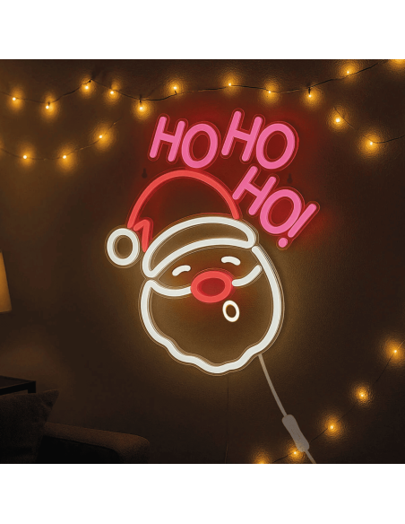Lampe LED effet néon "Père Noël" - Legami