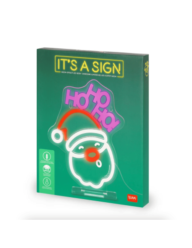 Lampe LED effet néon "Père Noël" - Legami