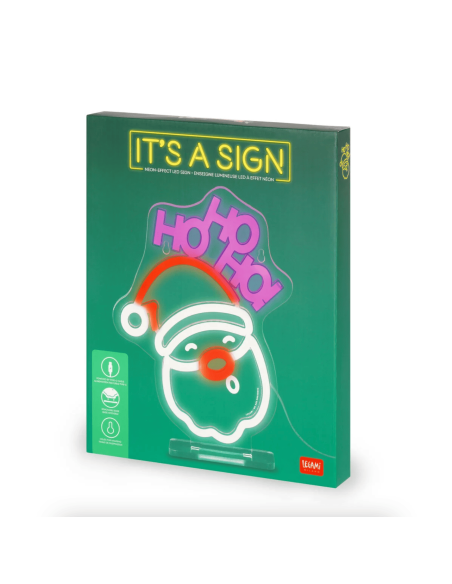 Lampe LED effet néon "Père Noël" - Legami