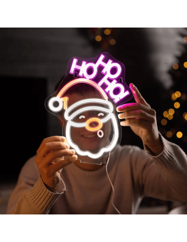 Lampe LED effet néon "Père Noël" - Legami