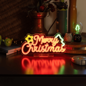 Lampe LED effet néon "Merry Xmas" - Legami