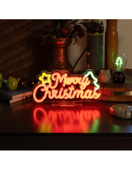 Lampe LED effet néon "Merry Xmas" - Legami