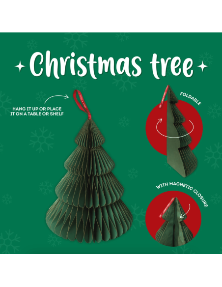 Sapin de Noël à déplier - Legami