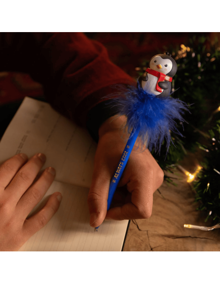 Stylo à bille lumineux Pingouin - Legami