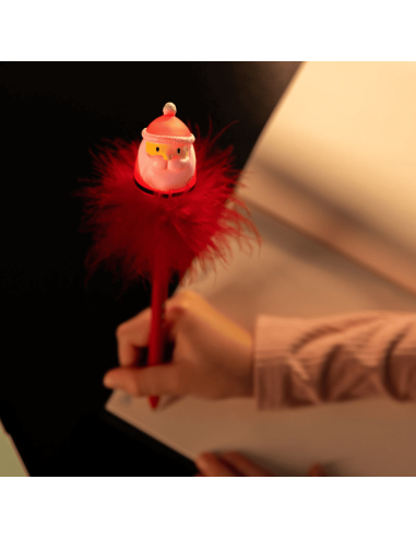 Stylo à bille lumineux Père Noël - Legami