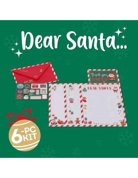 Kit pour lettre au Père Noël - Legami