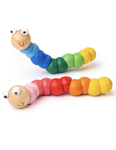 Chenille articulée en bois - Bigjigs