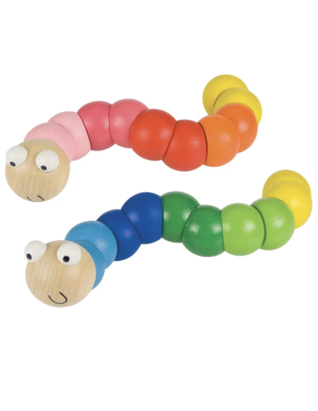 Chenille articulée en bois - One for Fun