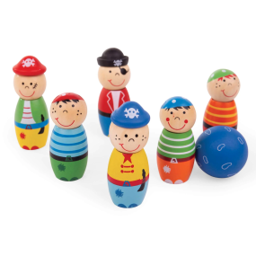 Quilles pirates en bois - Bigjigs