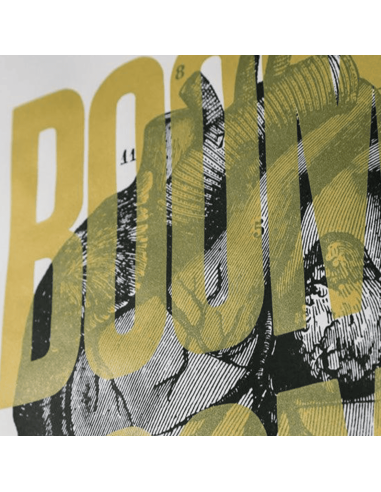 Sérigraphie Boom Boom Doré 50x70 cm