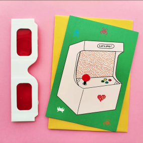 Carte jeu "Joyeux Anniversaire" - Pamela Loops