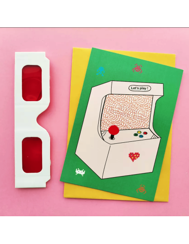 Carte jeu "Joyeux Anniversaire" - Pamela Loops