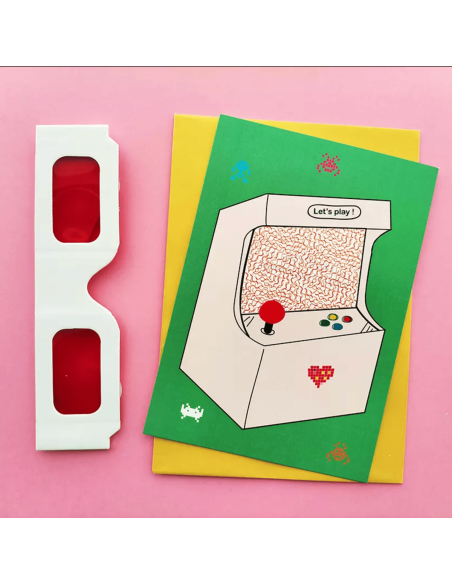 Carte jeu "Joyeux Anniversaire" - Pamela Loops