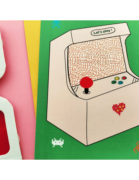 Carte jeu "Joyeux Anniversaire" - Pamela Loops